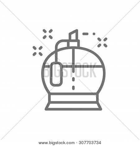 French Perfumery, Eau De Toilette Line Icon.