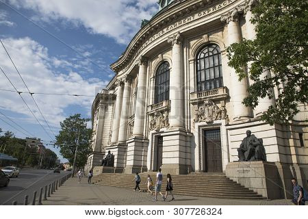 Famous University Of Sofia Main Building.