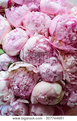 Bouquet Of Flowers On A Leg In The Interior Of The Restaurant For A Celebration Shop Floristry Or We