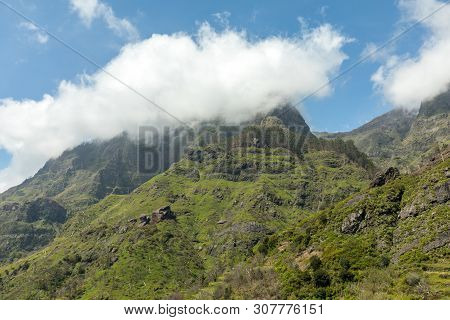 View The Pass Boca Da Encumeada On Madeira Island. Portugal