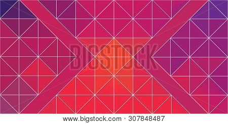 Abstract Colorful Geometric For Background. Background With Abstract Geometric And Colorful.