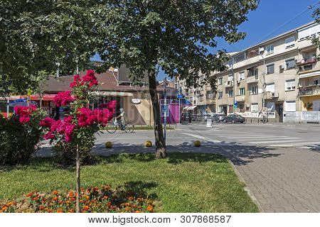 Pirot, Serbia - June 15, 2019: Typical Street And Building In Town Of Pirot, Southern And Eastern Se