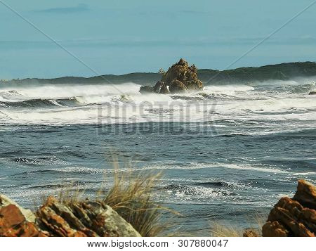 The Arthur River Mouth On The West Coast Of Tasmania