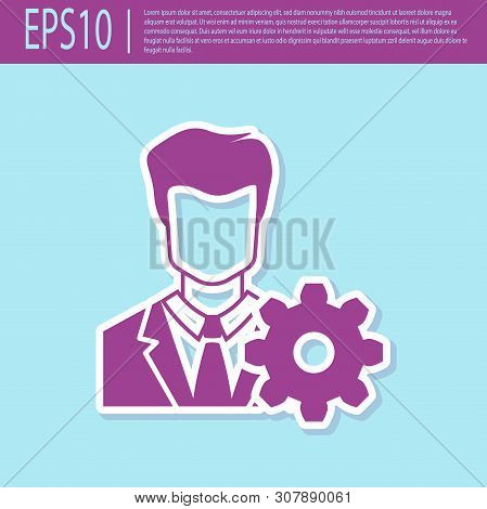Retro Purple Profile Vector & Photo (Free Trial) | Bigstock