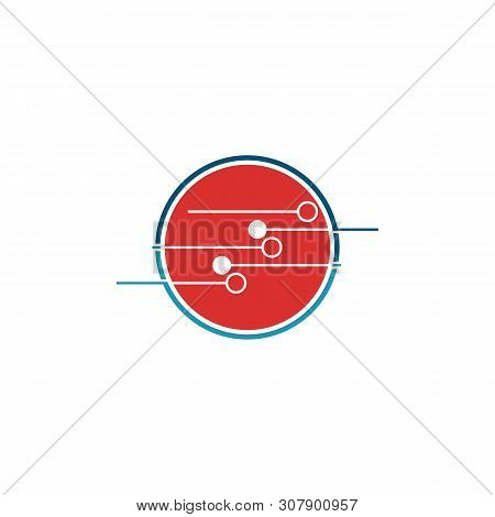 Circuit Logo Template Vector Illustration Icon Design