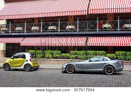 Kiev, Ukraine - September 5, 2017:  Mercedes-benz Slr Mclaren 722 Edition
