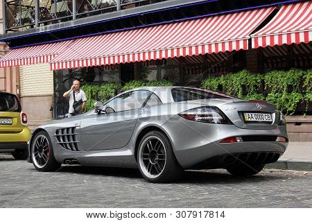 Kiev, Ukraine - September 5, 2017:  Mercedes-benz Slr Mclaren 722 Edition