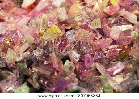 Kunzite Mineral Texture As Nice Natural Background