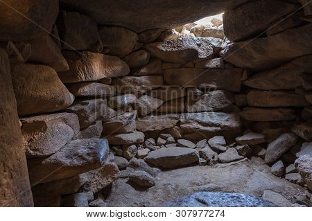 The Interior Of The Temple Of The Megalithic Complex Of The Early Bronze Age  - Wheels Of Spirits - 