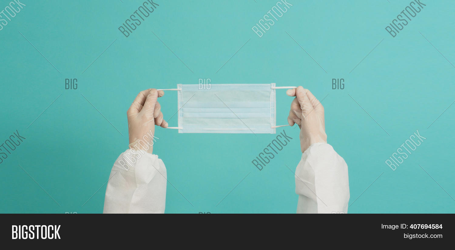 Two Hands Wear White Image & Photo (Free Trial) | Bigstock