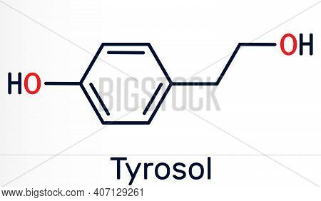 Tyrosol, Phenylethanoid, Antioxidant Molecule. It Is An Anti-arrhythmia, A Cardiovascular Drug, A Pr