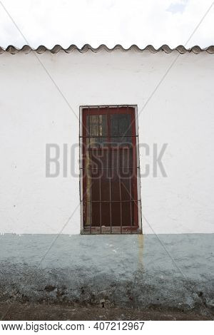 Old Door In A Town House Andalusia In Spain