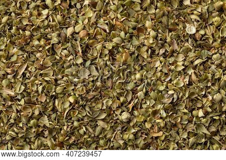 Dried Zaâatar full frame  as a background