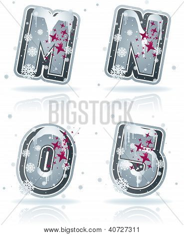 Digits & Capital Letters