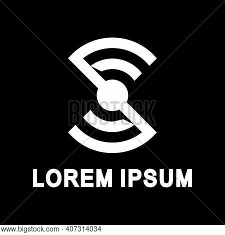 Creative, Simple And Elegant Initial Letter S Logo Template In Flat Design Monogram Illustration