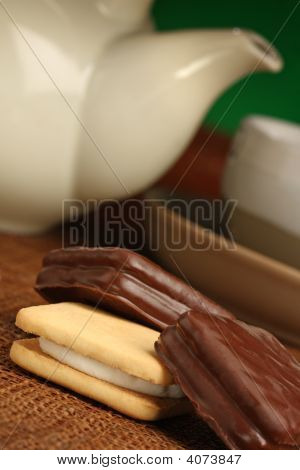 Vynikající Cokies s čaj