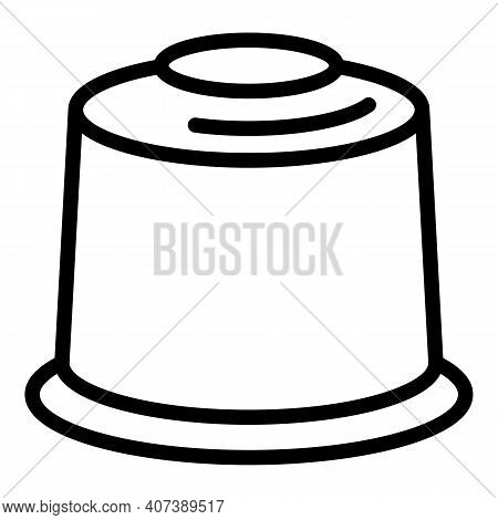 Coffee Flavor Pod Icon. Outline Coffee Flavor Pod Vector Icon For Web Design Isolated On White Backg