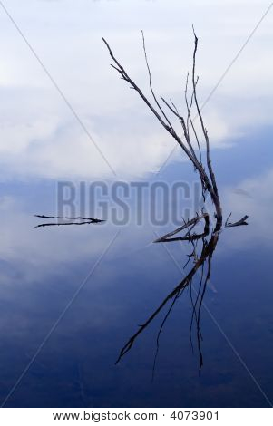 Jezero a obloha