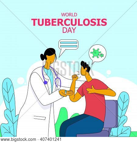 World Tuberculosis Day Flat Illustration Concept Vector