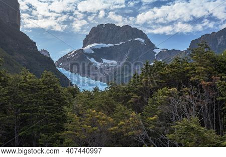 View Of The Balmaceda Glacier In O'higgins National Park, Chile
