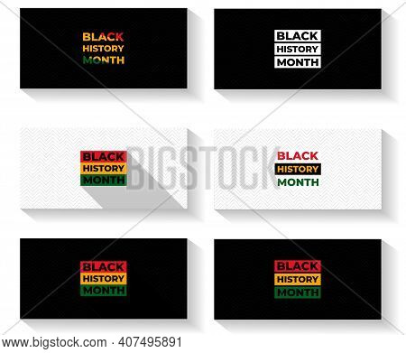African American History Or Black History Month. Celebrated Annually In February In The Usa And Cana