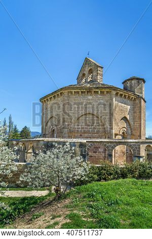 Church Of Saint Mary Of Eunate Is A 12th-century Romanesque Church Located About 2 Km South-east Of 
