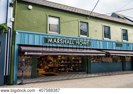 Limavady, Northern Ireland- Feb 6, 2021: Marchal Howe Greengrocer In Limavady