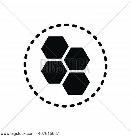 Black Solid Icon For Mel Combine Modulate Cell Structure Framework