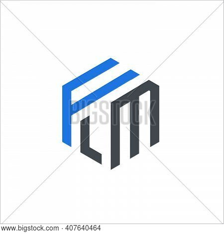 F L M Logo Designs Simple Modern For Management Service