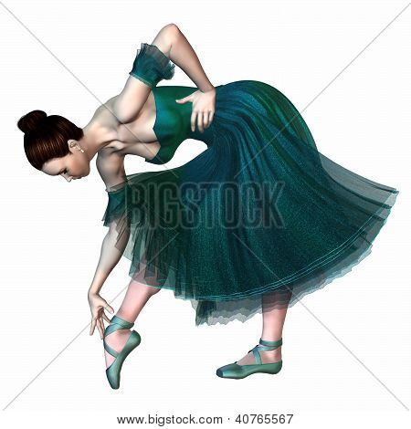 Ballerina in verde