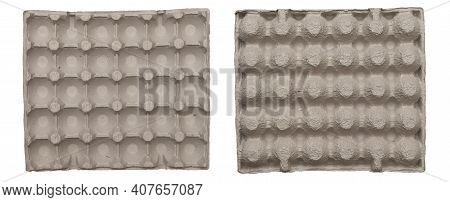 Eggs Package Cell. Egg Group Craft Paper Pack. Isolated Box.