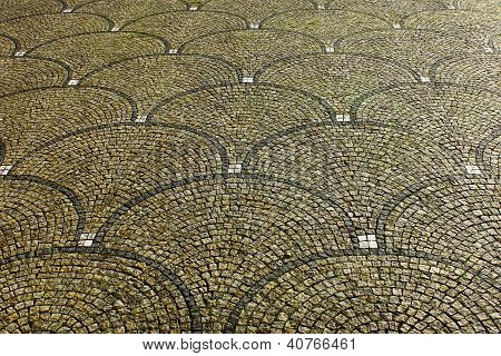 Koenigsplatz stoep, München, Duitsland