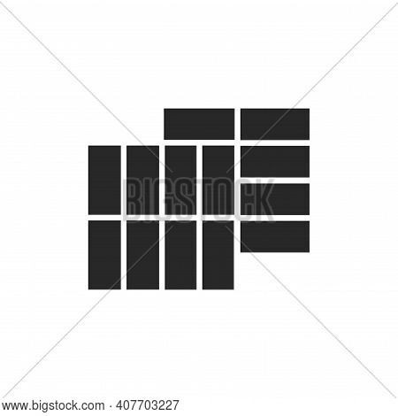 Paving Slabs Color Line Icon. Pictogram For Web Page, Mobile App, Promo.