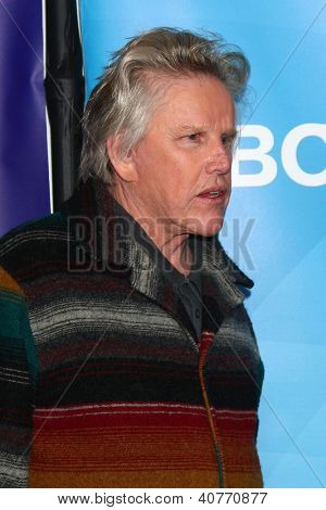LOS ANGELES - Ocak 6: Gary Busey NBCUniversal 2013 TCA kış basın turu Langham Hunt de katılır.