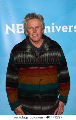 LOS ANGELES - Ocak 6: Gary Busey NBCUniversal 2013 TCA kış basın turu Langham Hunt de katılır.