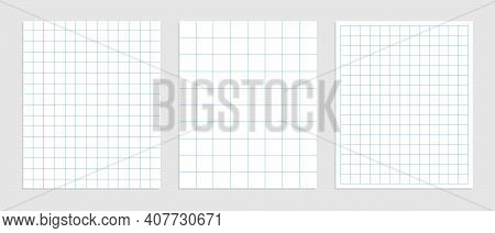 Set Of Mathematics Square Paper In Various Sizes