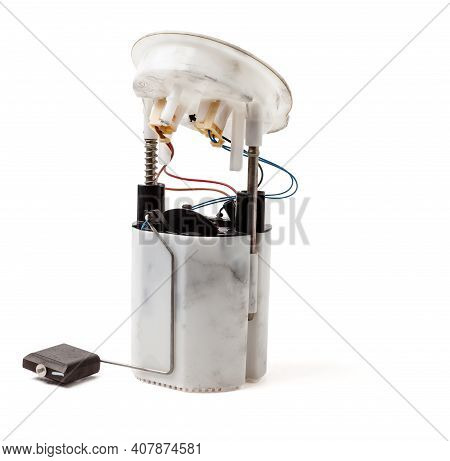 The Fuel Pump For Replacement When Repairing A Car - Injection Pump With A Fuel Level Sensor When Un