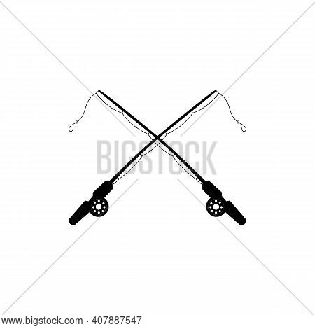 Fishing Logo, Fish Logo, Fish Symbol, Camp Logo. Fishing Emblem, Label, Badge, Logos, Hook Logo Vect