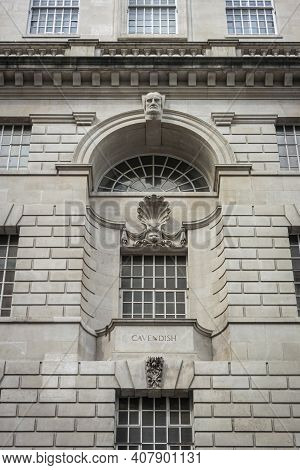 Ornate Windows In The City Of London, Uk
