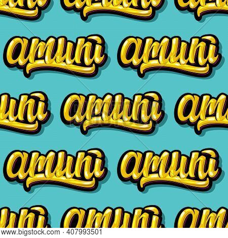 Amuni - Lets Go In Sicilian. Seamless Pattern