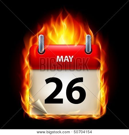 Burning calendar