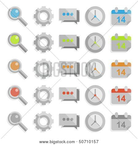 Clean Web Icon Set