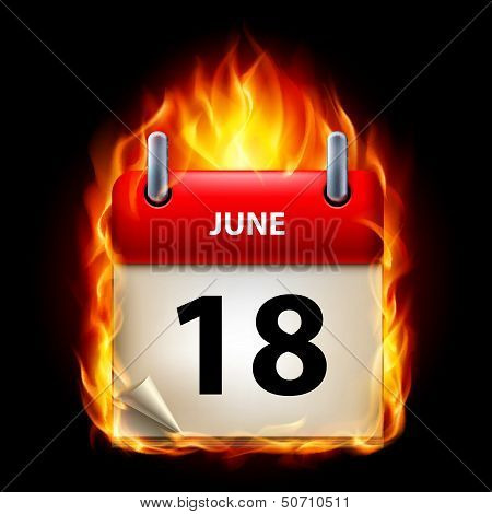 Burning calendar