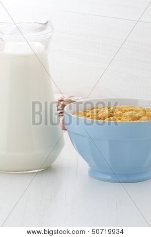 Delicious Corn Flakes Breakfast
