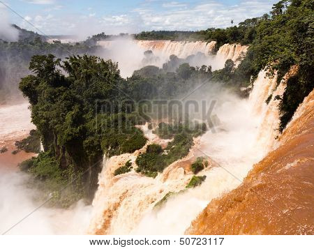 River Leading To Iguassu Falls