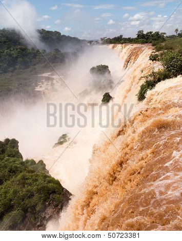 River Leading To Iguassu Falls