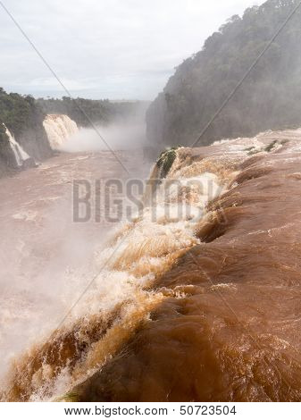 Waterfall At Iguassu Falls
