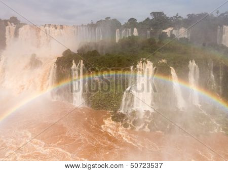 Waterfall At Iguassu Falls