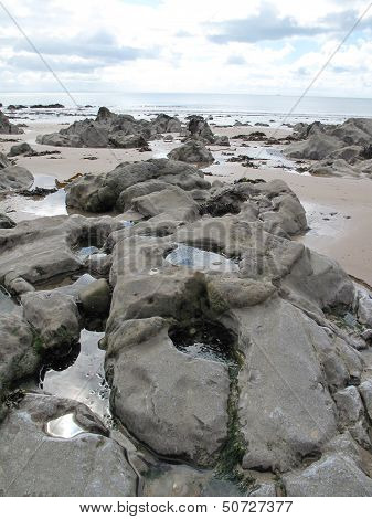 Rocky Beach Seascape