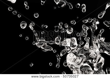Black Crystal Splash